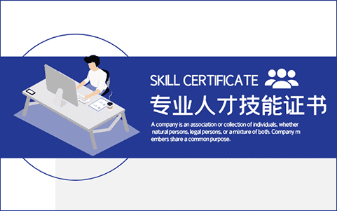 专业人才技能证书 专业人才技能证书