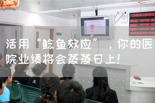 活用“鲶鱼效应”，你的医院业绩将会蒸蒸日上！(图1)