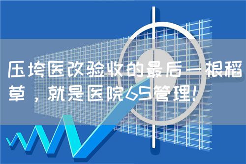 压垮医改验收的最后一根稻草，就是医院6S管理！(图1)