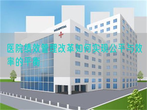 医院绩效管理改革如何实现公平与效率的平衡(图1) 医院绩效管理改革如何实现公平与效率的平衡(图1)