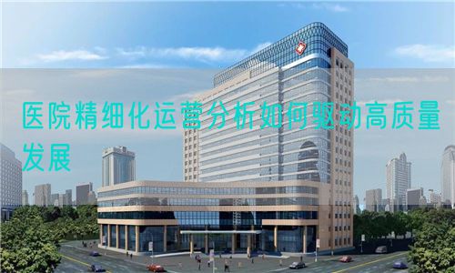 医院精细化运营分析如何驱动高质量发展(图1) 医院精细化运营分析如何驱动高质量发展(图1)